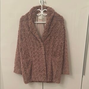 Faux Fur (Teddy Bear Style) Antique Rose Jacket